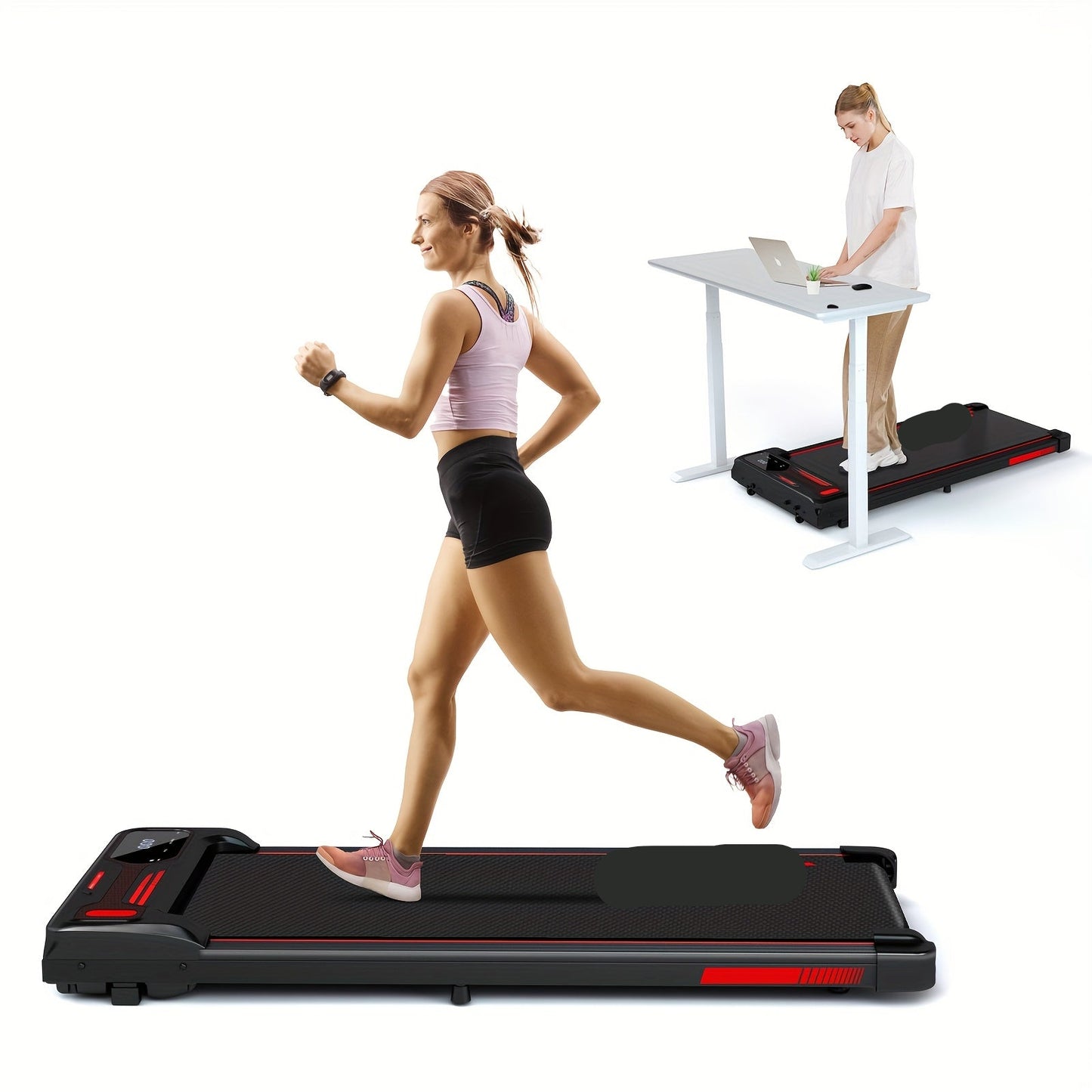 Loopband – Wandelband – Fitnessapparaat – Thuisgym – 2,25 PK Motor – 5-Laagse Schokabsorptie