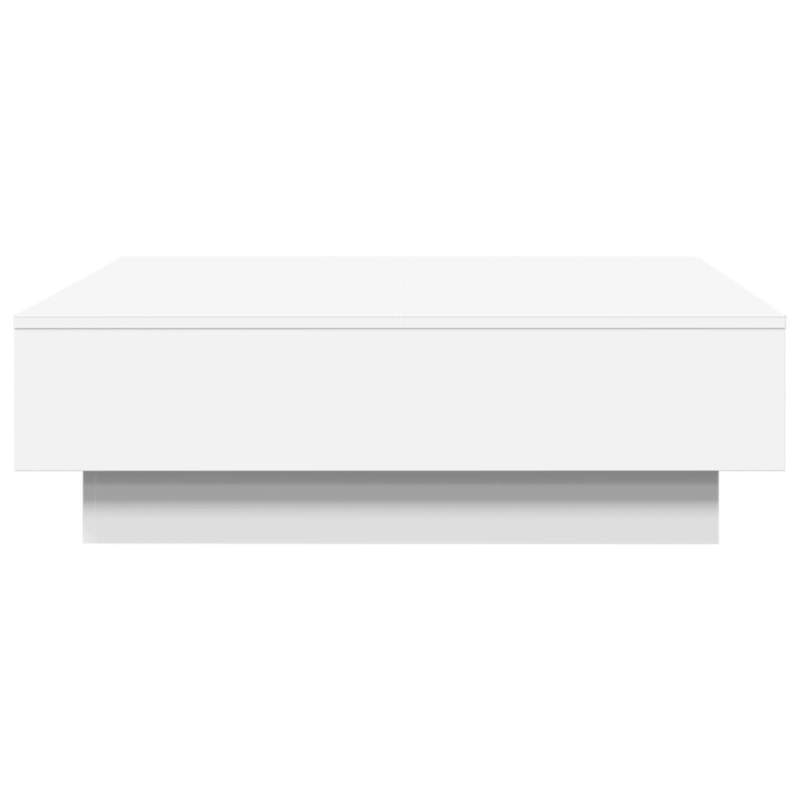 Coffee Table 90X90X28 Cm Chipboard White