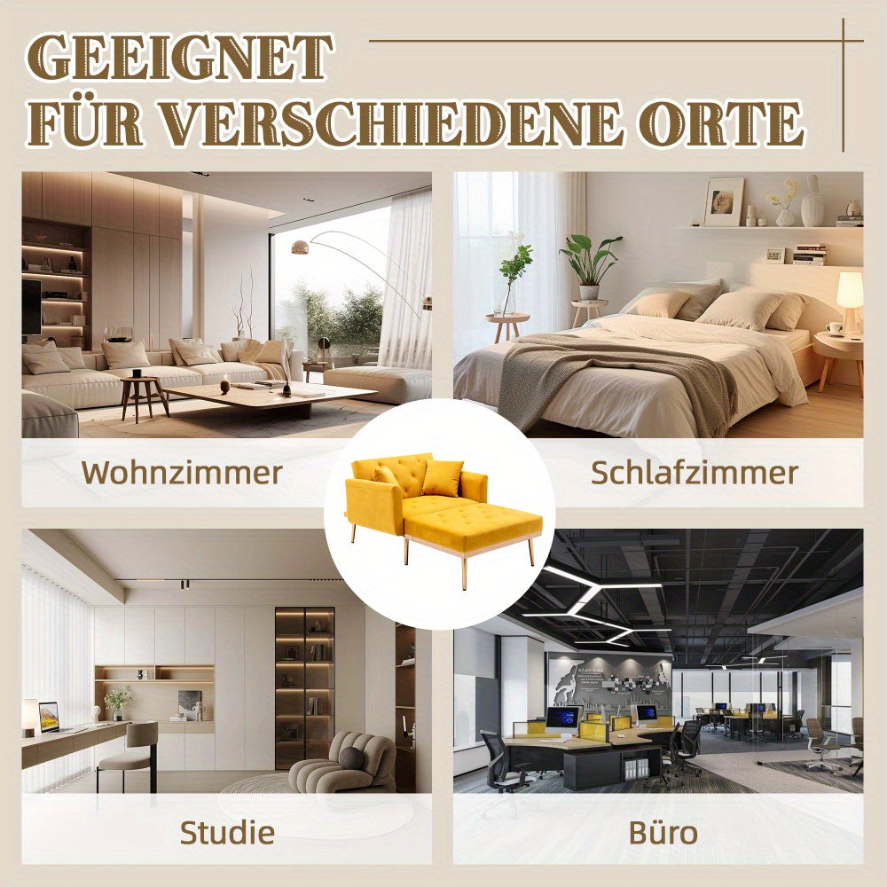Relaxfauteuil – Relaxstoel – Loungefauteuil – Verstelbare Fauteuil – Leunstoel – Verstelbare Rugleuning – Luxe Velvet Bekleding – Maximaal 220 kg Belastbaar