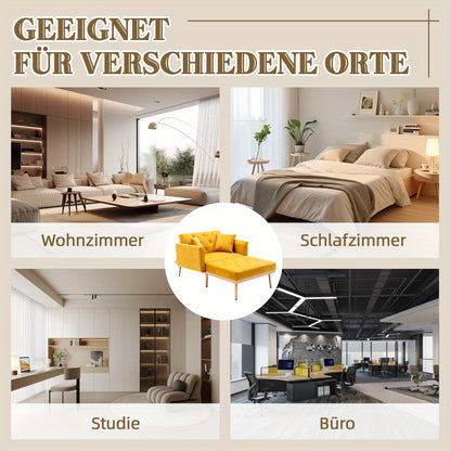 Relaxfauteuil – Relaxstoel – Loungefauteuil – Verstelbare Fauteuil – Leunstoel – Verstelbare Rugleuning – Luxe Velvet Bekleding – Maximaal 220 kg Belastbaar