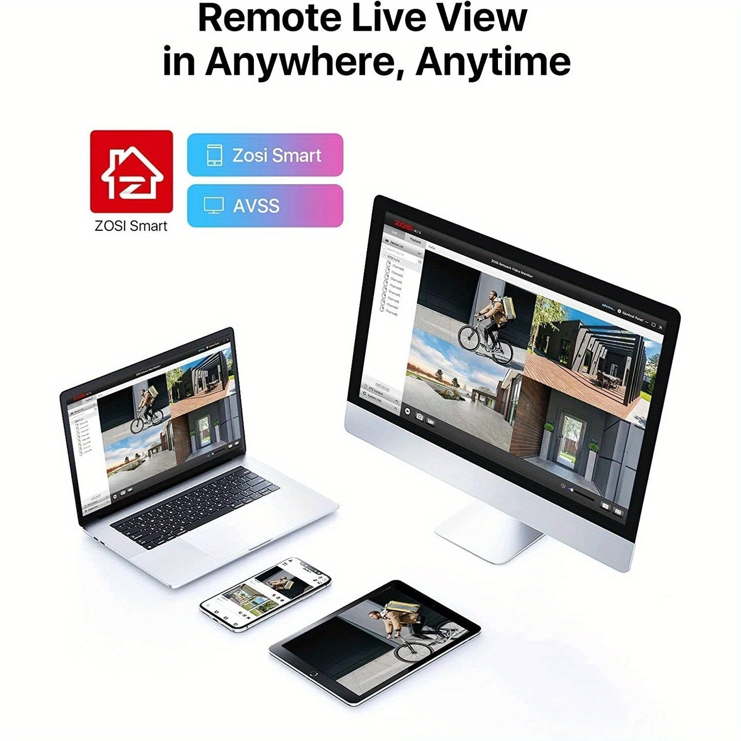 4K Beveiligingscamera Systeem – IP Camera – Surveillance Camera – CCTV Camera – Buiten Camera – AI Gezichts- en Bewegingsdetectie – PoE Eenvoudige Installatie – Witte Variant