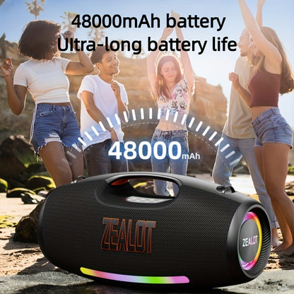 Draadloze Speaker – Bluetooth Speaker – Draagbare Speaker – Outdoor Speaker – Subwoofer – 250W Vermogen – 48000mAh Batterijduur
