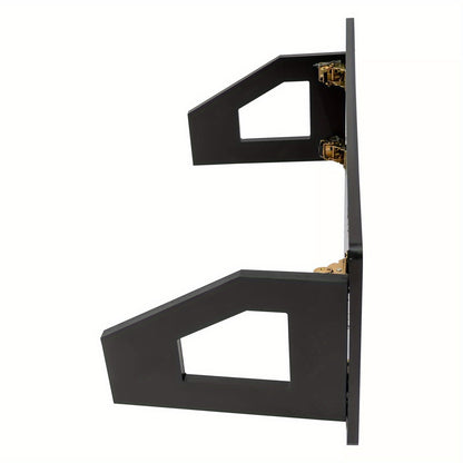 Rebound-Board – Voetbal Trainingsbord – Schietbord – Rebound Wand – Voetbal Oefenbord – Duurzaam HDPE Materiaal – Verstelbare Hoek Zwart