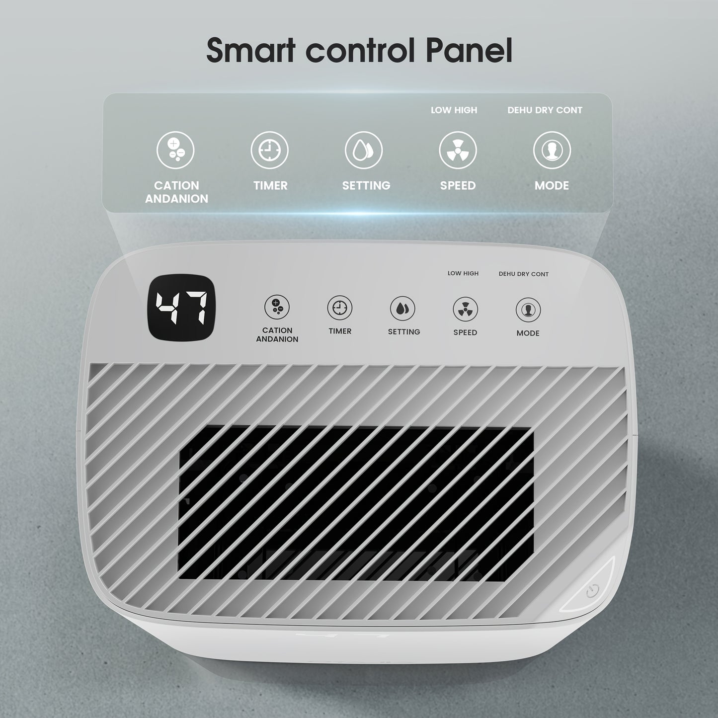 Luchtontvochtiger – Ontvochtiger – Vochtvreter – Dehumidifier – Wasdroogfunctie – 25L per Dag – Digitale Vochtigheidsmeter