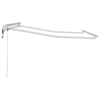 Zonnescherm – Zonwering – Schaduwdoek – Luifel – Buitenzonwering – Opvouwbaar – Met Stabiel Metaal Frame – Afmeting 3x2 Meter – Wit