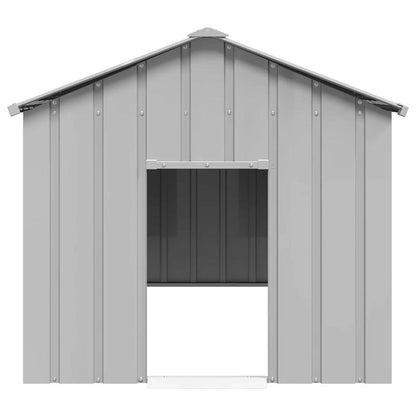 Hondenhok Extra Groot – Hondenkennel Buiten – Hondenkooi XXL – Hondenren Large – Hondenkennel Met Dak – Gegalvaniseerd Staal – Weerbestendig & Ruim (113x153x101 cm)