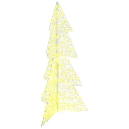 Kerstboom – Kerstboom Led – Kunstkerstboom – Verlichte Boom – Decoratieve Boom – Warm Wit Licht – 150 cm Hoog – Stevig Metalen Frame