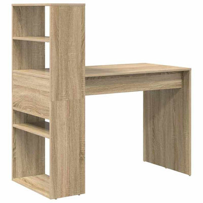 Bureau – Bureautafel – Computertafel – Schrijftafel – Werkplek – Sonoma Eiken – Compacte Afmetingen 113x54x120 cm