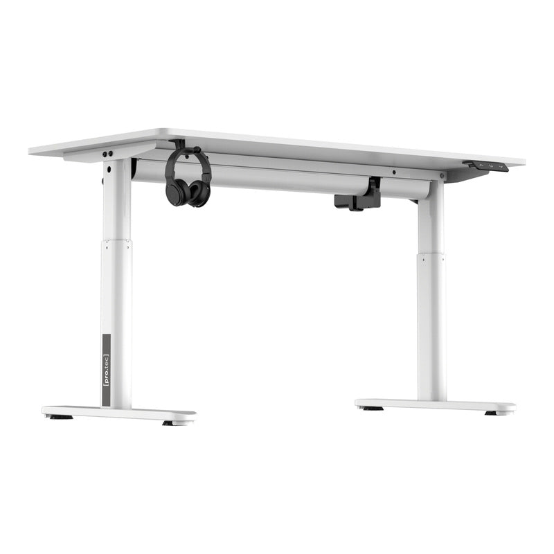 Verstelbaar Kinderbureau – Kindertafel – Bureau Voor Kinderen – Studie Tafel – Kinderschrijftafel – Wit – Verstelbare Hoogte 55-81 cm – Stil Motor Mechanisme