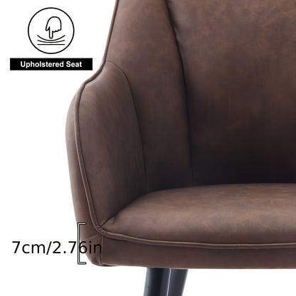 Eetkamerstoelen – Stoelen – Bureaustoelen – Kuipstoelen – Armstoelen – Kunstleer – Memory Foam Zitting – Ergonomisch Met Armleuningen