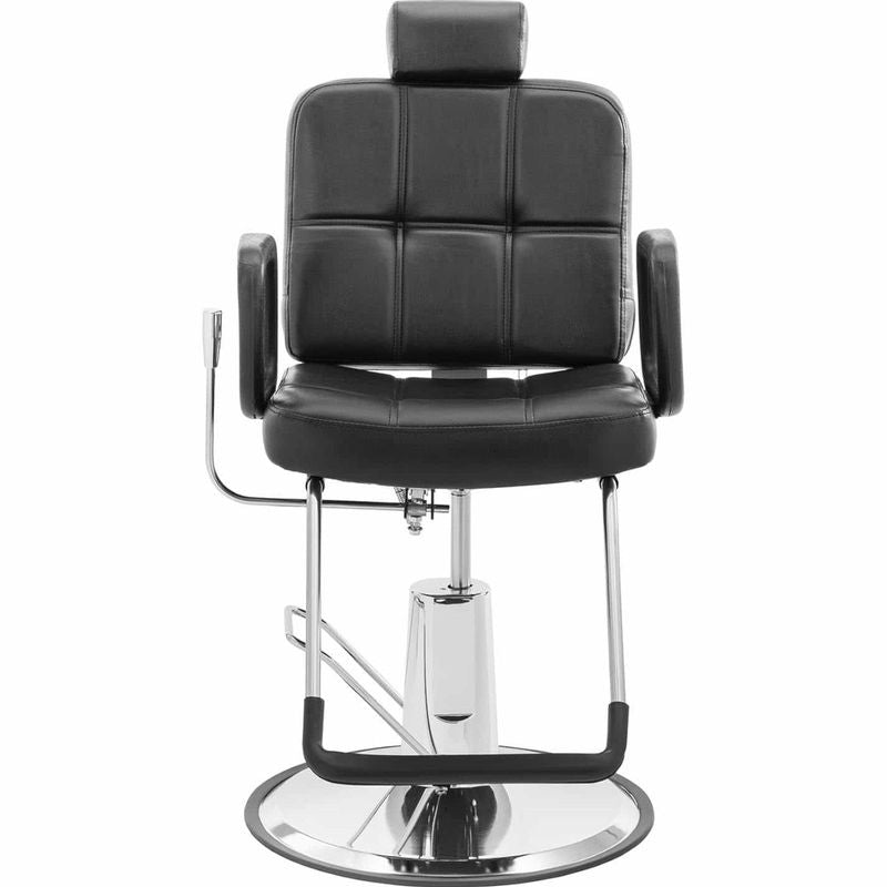 Barber's Cosmetic Chair with Headrest and Footrest Physa KESWICK - Black - QUORE