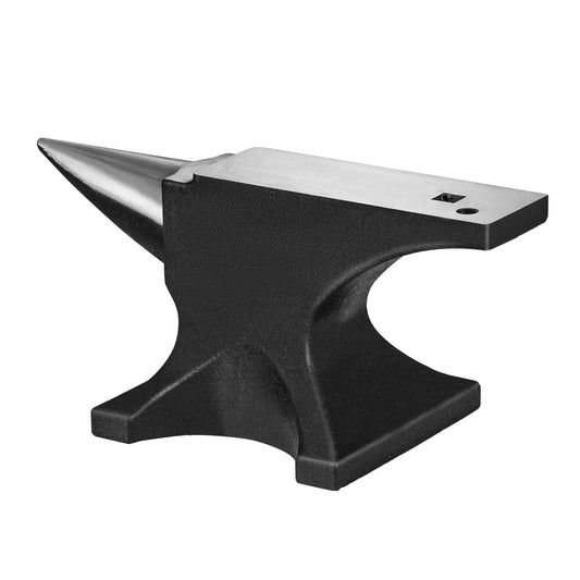 Aambeeld – Hamerbank – Smidtool – Metaalbeitel – Enkele Hoorn – Hoogwaardig Gietstaal – 50 HRC Hardheid – Groot Werkvlak 26,3 x 8,8 cm