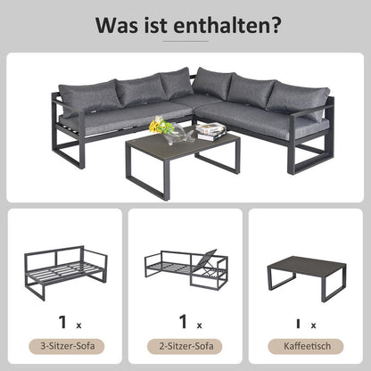 Tuin Bistro Set – Tuinmeubelset – Buitenmeubelen – Bistro Tafel Met Stoelen – Balkonset – Weerbestendig – Duurzaam Kunststof Tafelblad