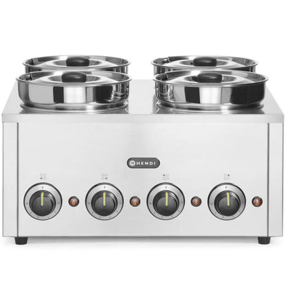 Elektrische Warmhouder – Soep Verwarming – Saus Warmplaat – Buffet Verwarming – Thermobak – 800 Watt Vermogen – 16 Liter Capaciteit Roestvrij Staal