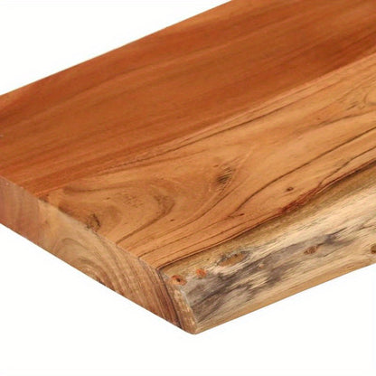 Wandplank – Muurplank – Plank – Zwevende Plank – Houten Plank – Acaciahout Massief – 120x30x2,5 cm – Boomrand Design