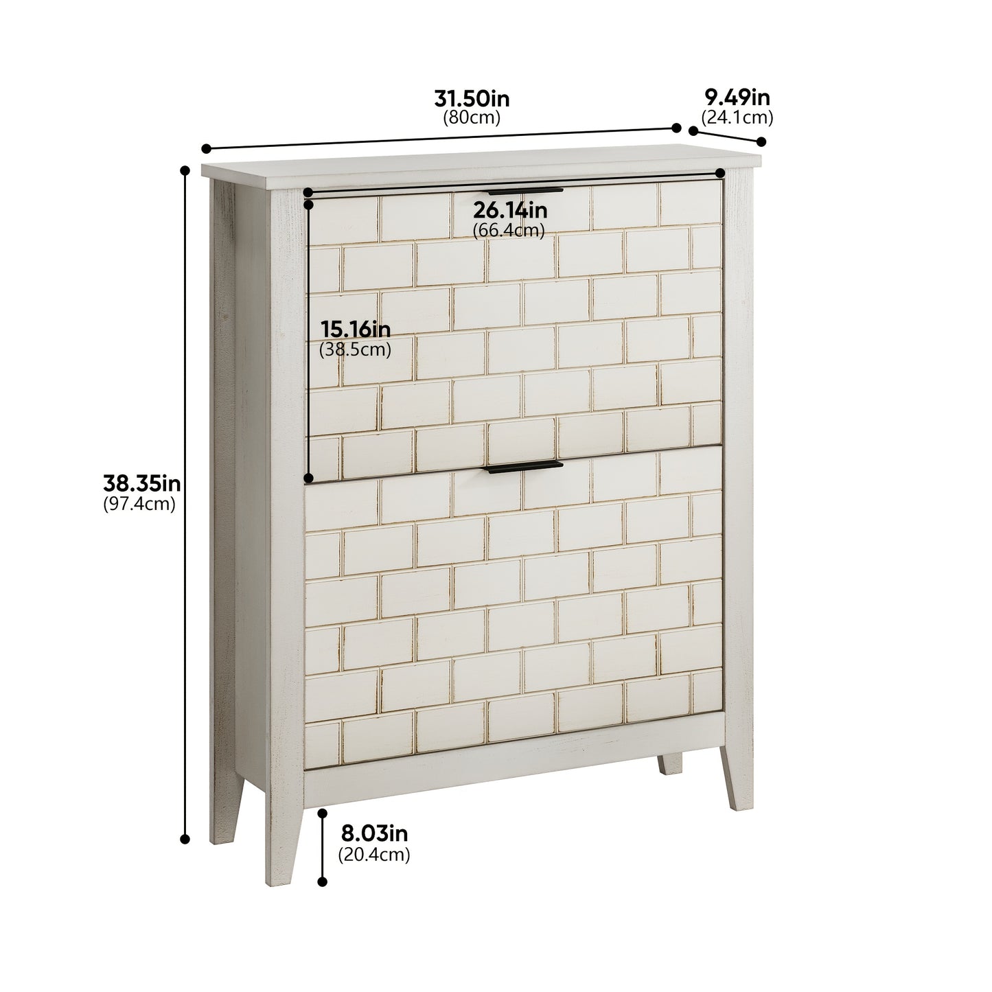 Schoenenkastje – Schoenenopberger – Schoenenrek – Schoenenkast – Schoenendisplay – Wit Vrijstaand Mid-Century Modern – Ruimtebesparend Verticaal Ontwerp – Duurzaam Rattan Materiaal