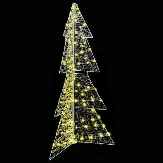 Kerstboom – Kerstboom Led – Kunstkerstboom – Verlichte Boom – Decoratieve Boom – Warm Wit Licht – 150 cm Hoog – Stevig Metalen Frame