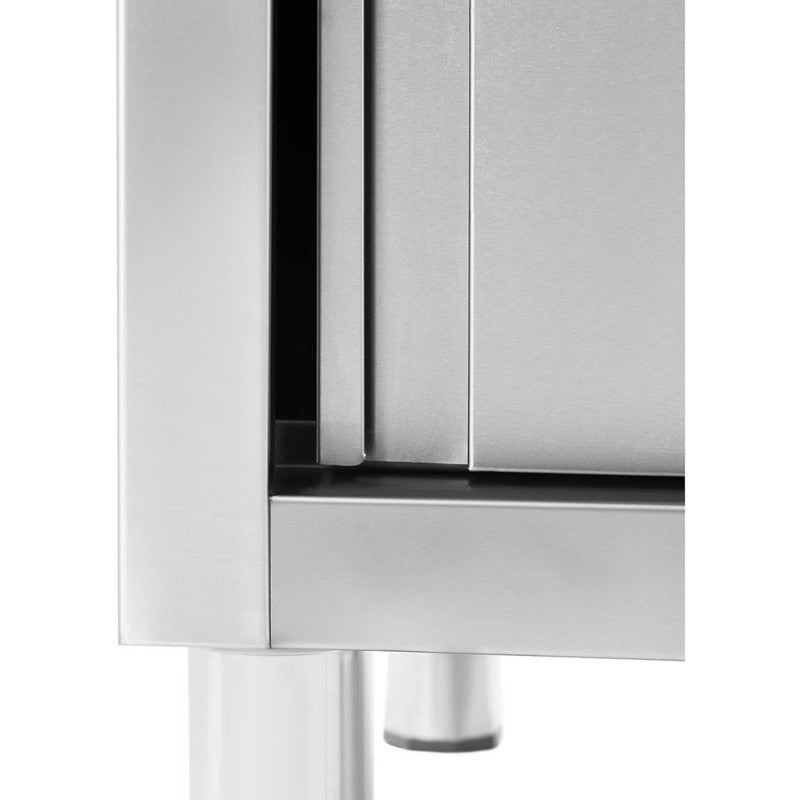 Enkele Gastronomische Spoelbak – Spoelunit – Keukenkast – Spoeltafel – Spoelmeubel – RVS Spoelbak Met Kast – Grote Inhoud 50x40x24 cm – Verstelbare Poten 20 mm