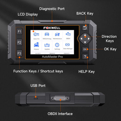 OBD2 Diagnose Scanner – Autodiagnose Tool – Foutcode Lezer – Auto Scanner – Auto Diagnostiek – USB Aansluiting – 25+ Reset Functies – Zonder Batterij
