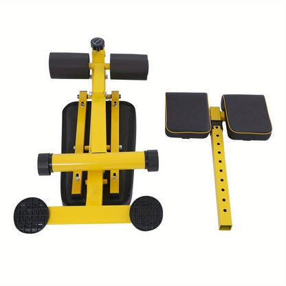 GDRASUYA10 Compact Adjustable Weight Bench for Full Body Strength Training, Ab/ Back Hyper Roman Chair, Adjustable Ab Sit up Bench, Incline Decline Bench, Flat Bench, Hyperextension Bench, Back Extension Machine,  Back Exerci