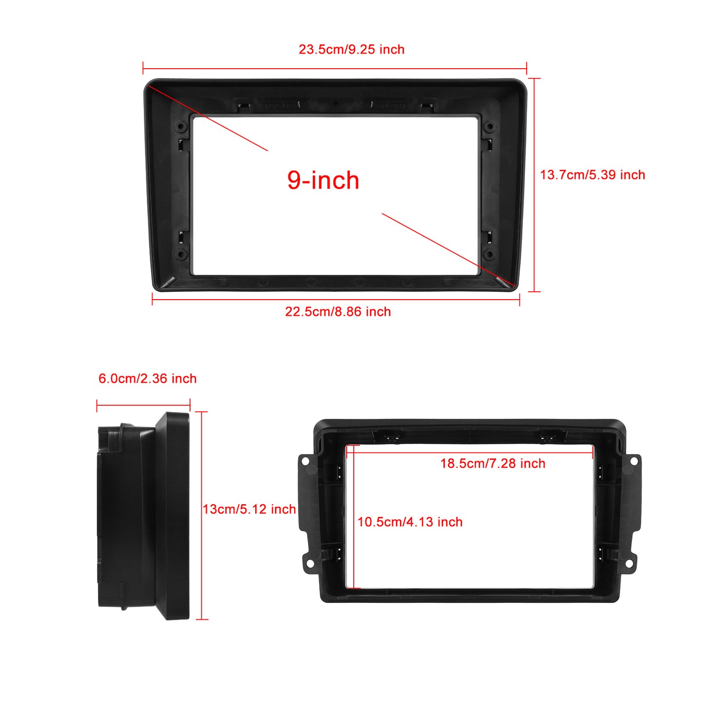 Android 15 Car Stereo – Autoradio – Multimedia Systeem – Dubbele DIN – Auto Head Unit – 9 Inch Touchscreen – Draadloze CarPlay & Android Auto – GPS Navigatie & Achteruitrijcamera Met Microfoon