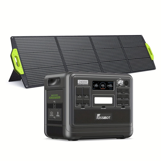 Powerstation – Zonnegenerator – Draagbare Accu – Noodstroomvoorziening – Camping Generator – 2048Wh Capaciteit – 2400W 1,5 uur Snelladen