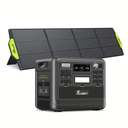 Draagbare Powerstation – Generator – Noodstroomvoorziening – Accupack – Zonne-energie Generator – 2048Wh LiFePO4 Batterij – 2400W Continu Vermogen