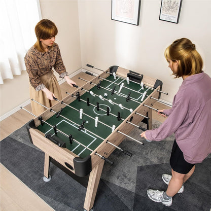 Voetbaltafel – Tafelvoetbalspel – Kickertafel – Speltafel – Biljarttafel – 2 Balls en 26 Kickers – Verstelbare Poten