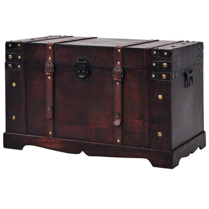 Houten Opbergkist – Opbergbox – Speelgoedkist – Opbergdoos – Opbergbak – Bruin Hout – Afmetingen 66 x 38 x 40 cm – Draagbaar Met Handvatten