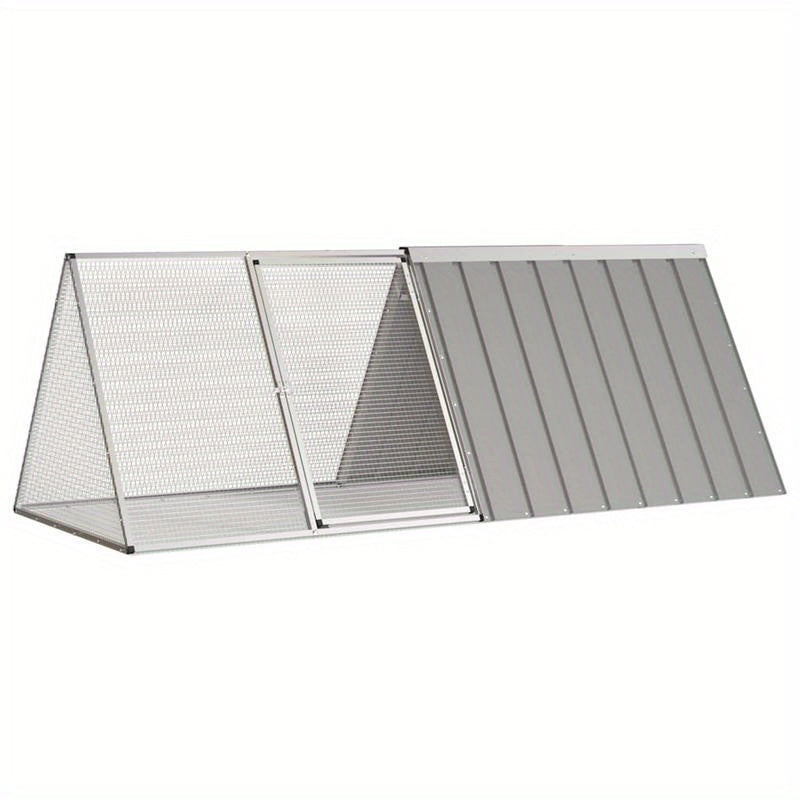 Sturdy Steel Frame Cage for Small Animals - 201.5x80.5x71cm, Removable Wire Mesh with Ventilation Holes, Durable Metal Construction for Hamsters, Guinea Pigs, Chickens & More, Pet Cage, Secure Pet Enclosure, Ventilated Design