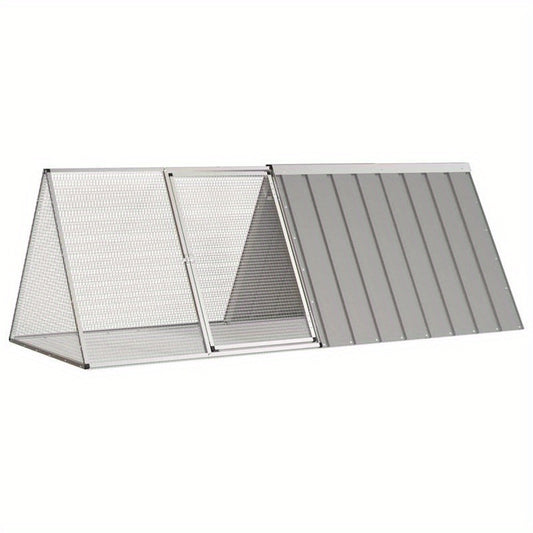 Sturdy Steel Frame Cage for Small Animals - 201.5x80.5x71cm, Removable Wire Mesh with Ventilation Holes, Durable Metal Construction for Hamsters, Guinea Pigs, Chickens & More, Pet Cage, Secure Pet Enclosure, Ventilated Design