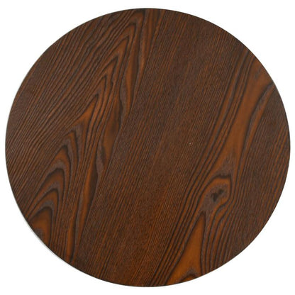 Bistrotic Dark Brown 40cm MDF Bistro Table - Modern Style, Durable & Practical, Easy to Clean with Damp Cloth, Perfect for Indoor/Outdoor Use, No Power Needed, Ideal for Dining or Decor, Dining Table | Modern Bistro Table | D