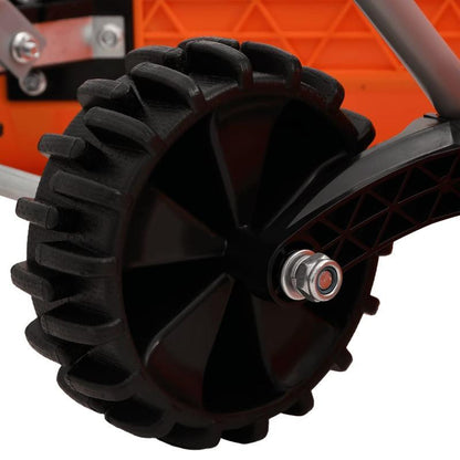 High quality snow shovelDouble Angle Snow Shovel Extendable Handle Orange Steel