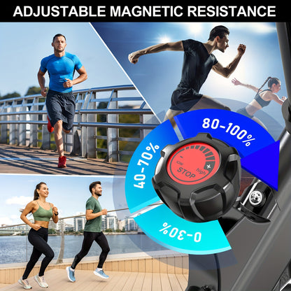 Magnetische Riemaandrijving – Fitness Aandrijving – Belt Drive – Loopband Riemaandrijving – Hometrainer Aandrijving – Zwart-Wit Design – Stil En Duurzaam – Robuust Ijzeren Frame