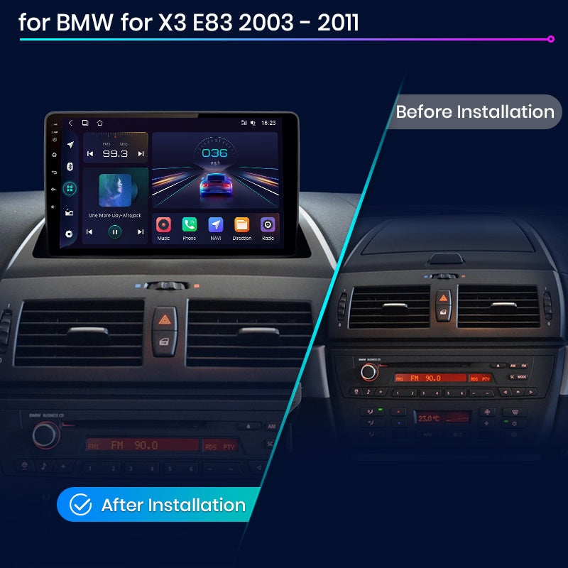 2Din Android Autoradio – Multimedia Speler – Touchscreen Radio – GPS Navigatie – Draadloze CarPlay – 9 Inch HD Scherm – 2GB RAM 64GB Opslag – Offline & Online Navigatie