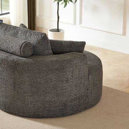 Slaapbank – Bedbank – Sofa Bed – Bedbank Klapbed – Slaapfauteuil – Modern Grijs – Duurzaam Bamboe Frame – Comfortabele Pluche Kussens