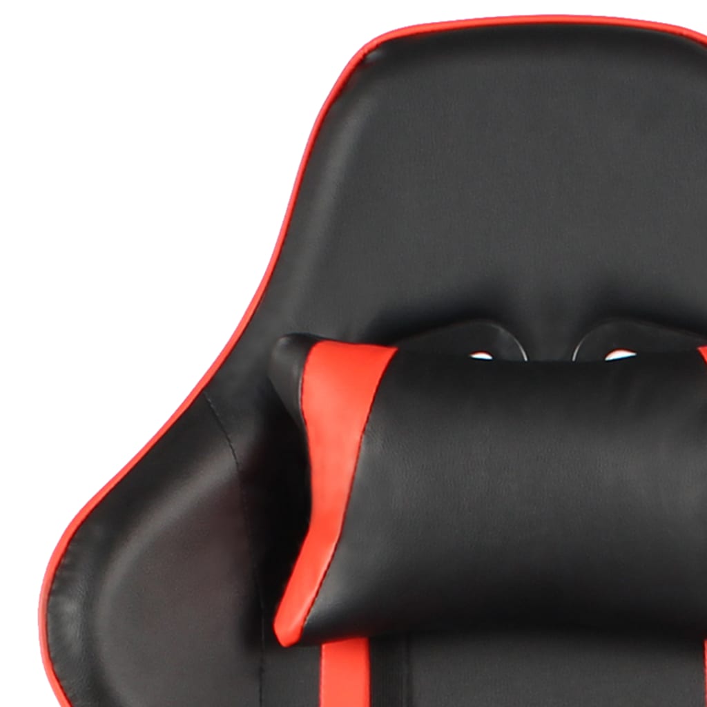 Gamingstoel – Game Stoel – Bureaustoel – Racing Stoel – Zitzak – Rood Met Voetensteun – Ergonomisch Ontwerp – Verstelbare Rugleuning