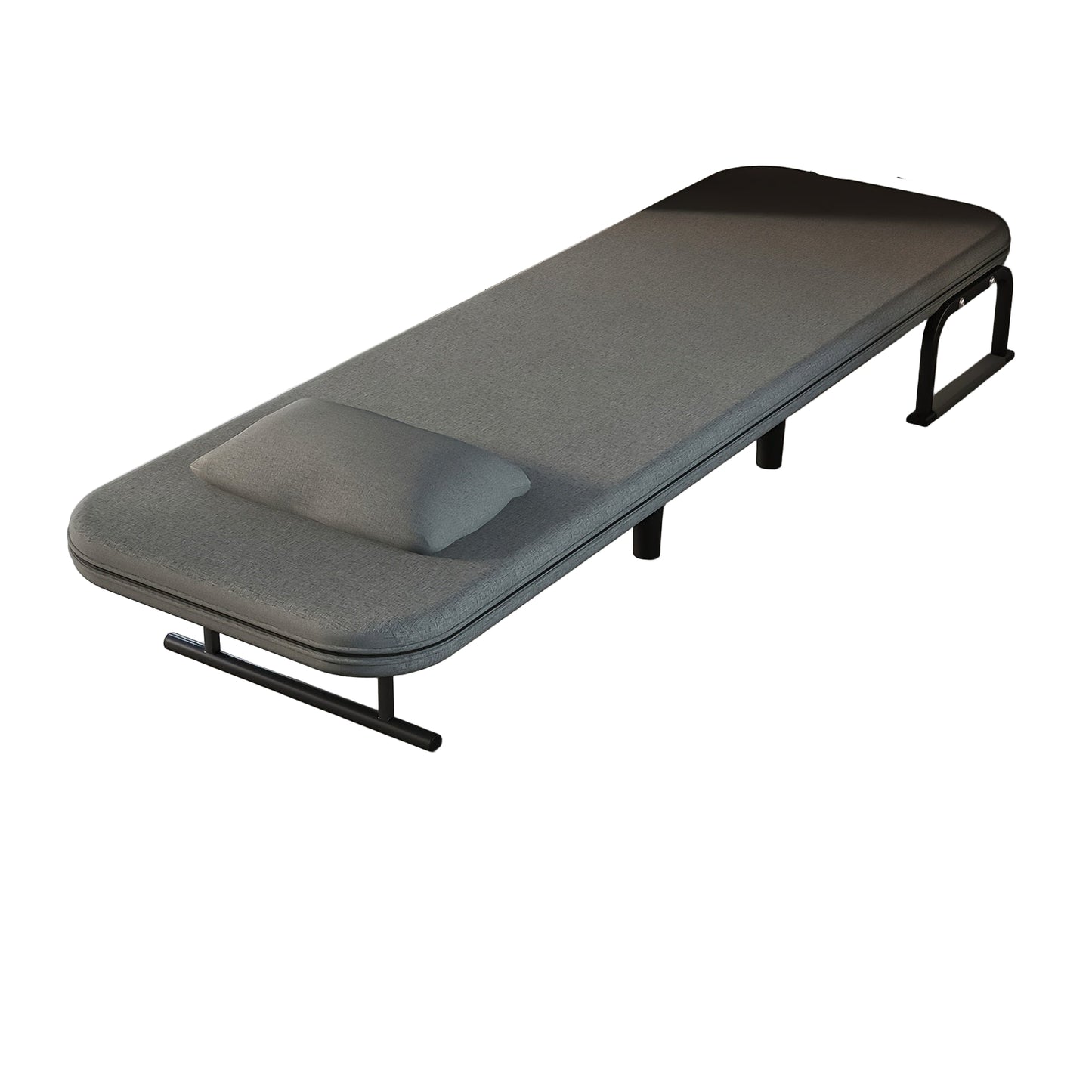 Verstelbare Sofa Bed Frame – Slaapstoel – Slaapbank Frame – Bedbank – Stoelframe – Grijs – 5-Standen Rugleuning – Stevig Metaal