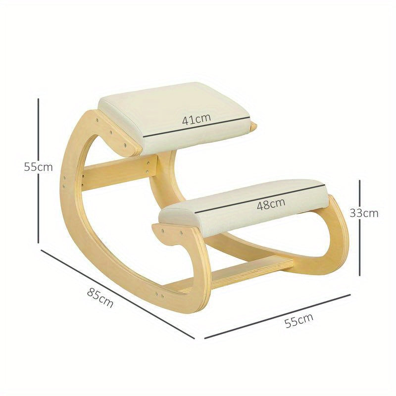 Kniekruk – Schommelkruk – Ergonomische Kruk – Zitkruk – Stoelkruk – Zacht Schuimzitting – Stevig Frame