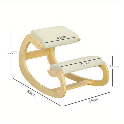 Kniekruk – Schommelkruk – Ergonomische Kruk – Zitkruk – Stoelkruk – Zacht Schuimzitting – Stevig Frame