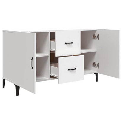 Sideboard – Dressoir – Kast – Opbergmeubel – Wandkast – Wit – Treated Wood – 100x36x60 cm – Sterk en Vochtbestendig