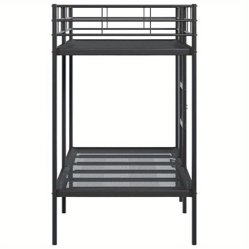 Vintage Bedframe – Houten Bed – Platformbed – Bed Met Laden – Jeugdbed – 180x200 cm – Duurzaam Metalen Frame – 5-Laden Opbergruimte – Brun