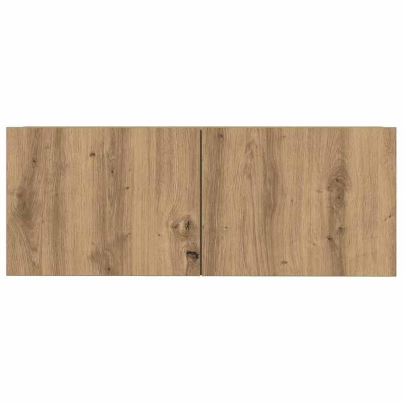 Tv-meubel – TV Kast – Televisiemeubel – TV Meubelset – Wandmeubel – 3-delige set – Artisan Eiken – Wandmontage & Ruimtebesparend Design