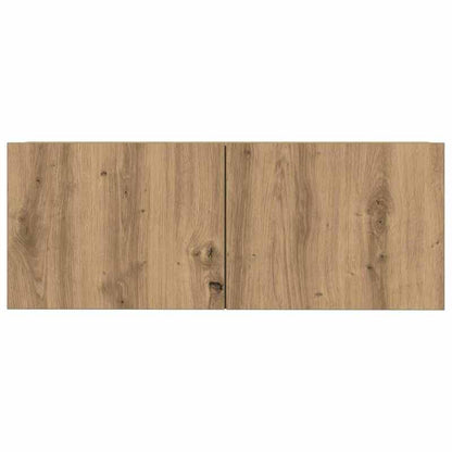 Tv-meubel – TV Kast – Televisiemeubel – TV Meubelset – Wandmeubel – 3-delige set – Artisan Eiken – Wandmontage & Ruimtebesparend Design