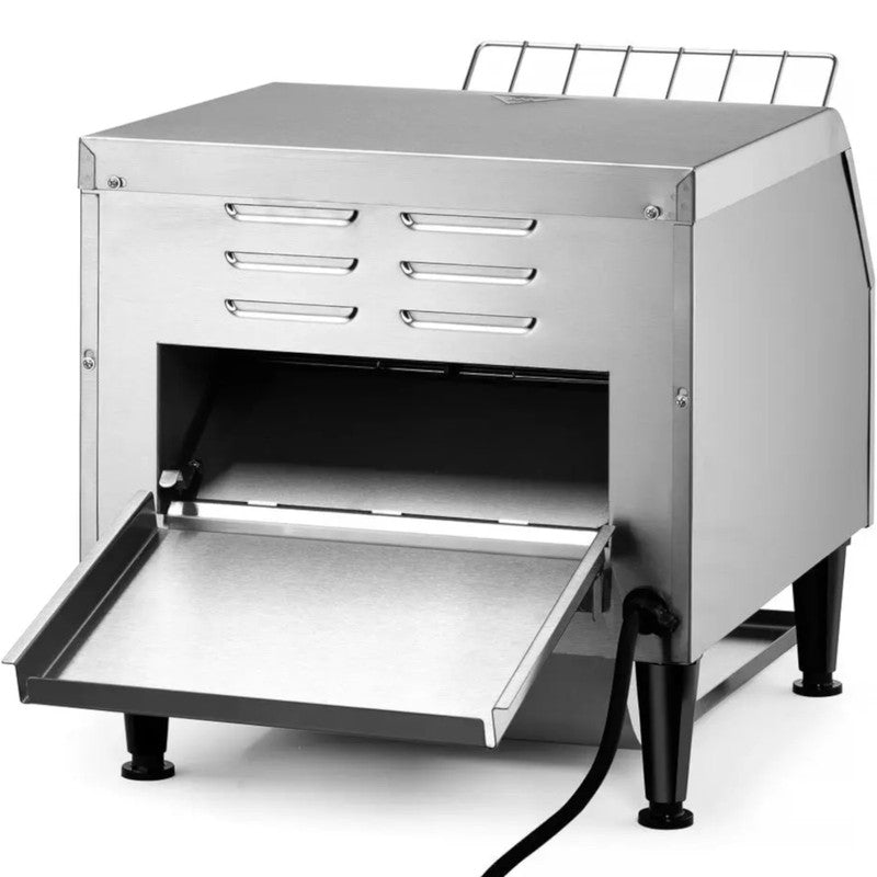 Toaster – Broodrooster – Tosti-grill – Grillapparaat – Horeca broodrooster – 2240W Vermogen – RVS Compact Design