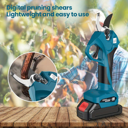 Elektrische Snoeischaar – Takkenschaar – Snoeigereedschap – Tuinschaar – Snoeistok – 18V Brushless Motor – Verlengbare Stok Tot 2 Meter