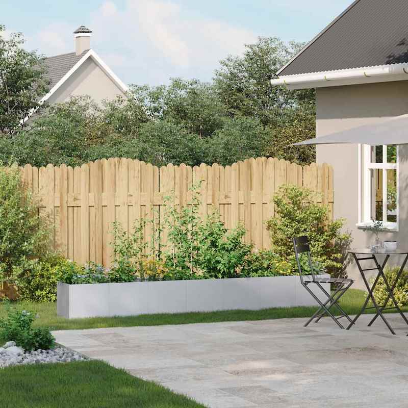 Plantenbak – Bloembak – Tuinbak – Plantenpot – Kruidenbak – Verzinkt Staal – 280 x 40 x 40 cm – Weerbestendig & Duurzaam