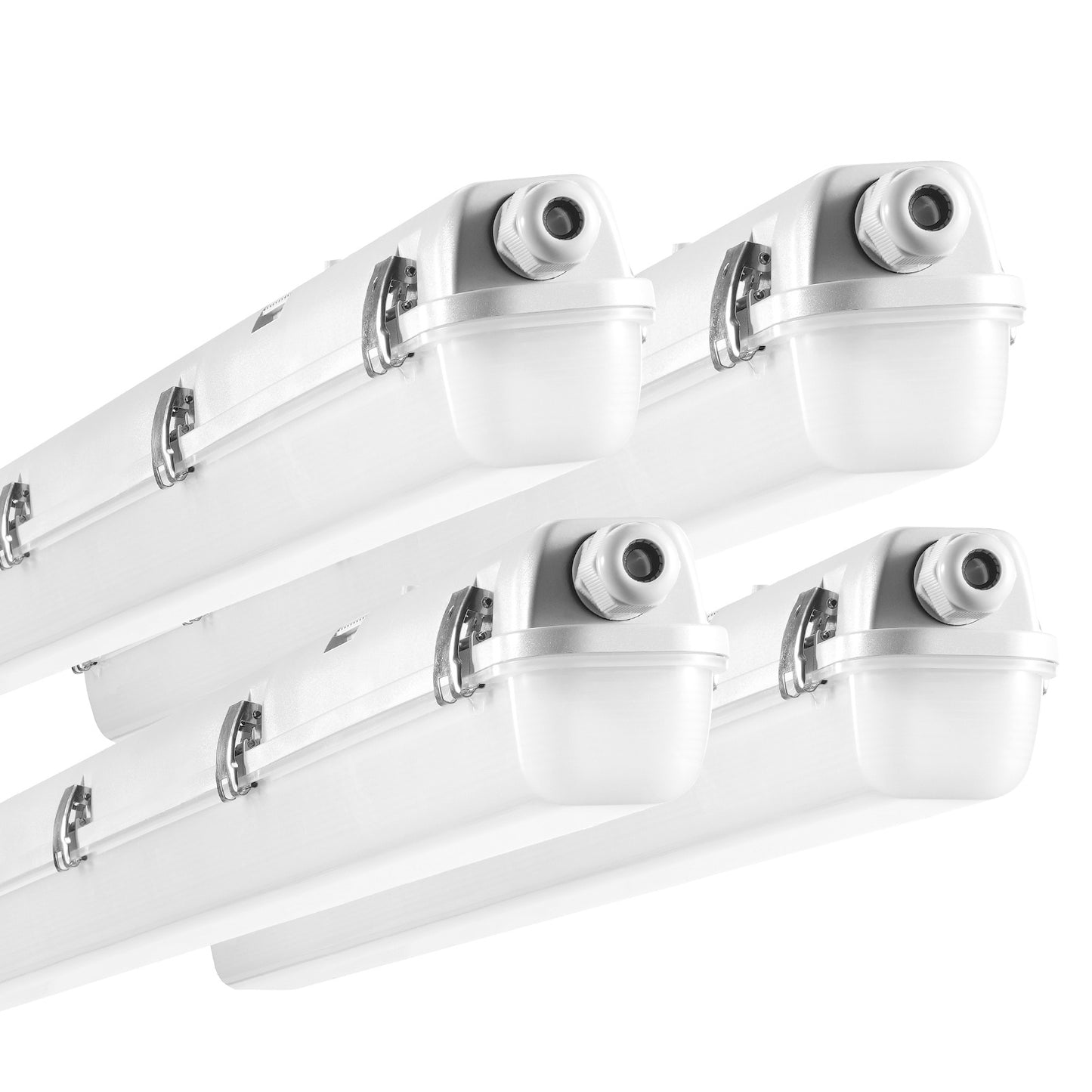 Led Armatuur – LED Plafondlamp – Werkplaatsverlichting – Vapor tight lamp – Industrieel armatuur – 60W – 7400LM – IP65 Water- en Stofdicht – 5000K Daglichtkleur