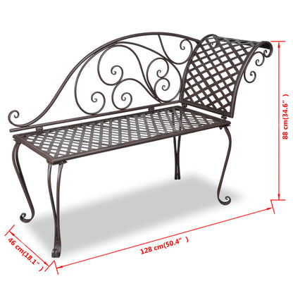 Tuinbank – Tuinmeubel – Buitenbank – Terrasbank – Balkonbank – Stalen Tuinbank – Weerbestendig – Ergonomisch Comfort