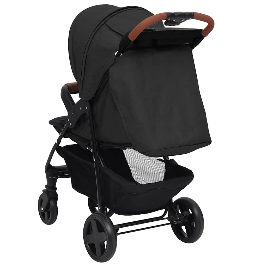 Buggy – Kinderwagen – Wandelwagen – Plooibuggy – Reisbuggy – Stevig Stalen Frame – Verstelbare Rugleuning & Voetensteun